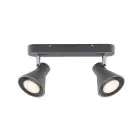 Nordlux Eik 2 Spot Metaal Grijs | Geschikt voor 2x GU10